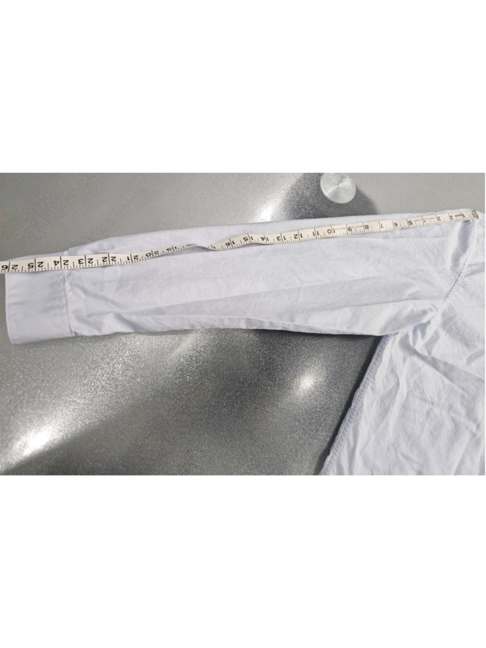 Lacoste Shirt Mens Collar Size 16 Blue, M-L Button Down Long Sleve Oxford Pocket - Picture 11 of 16